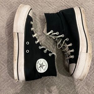 Black Platform Converse